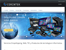 Tablet Screenshot of corintek.com